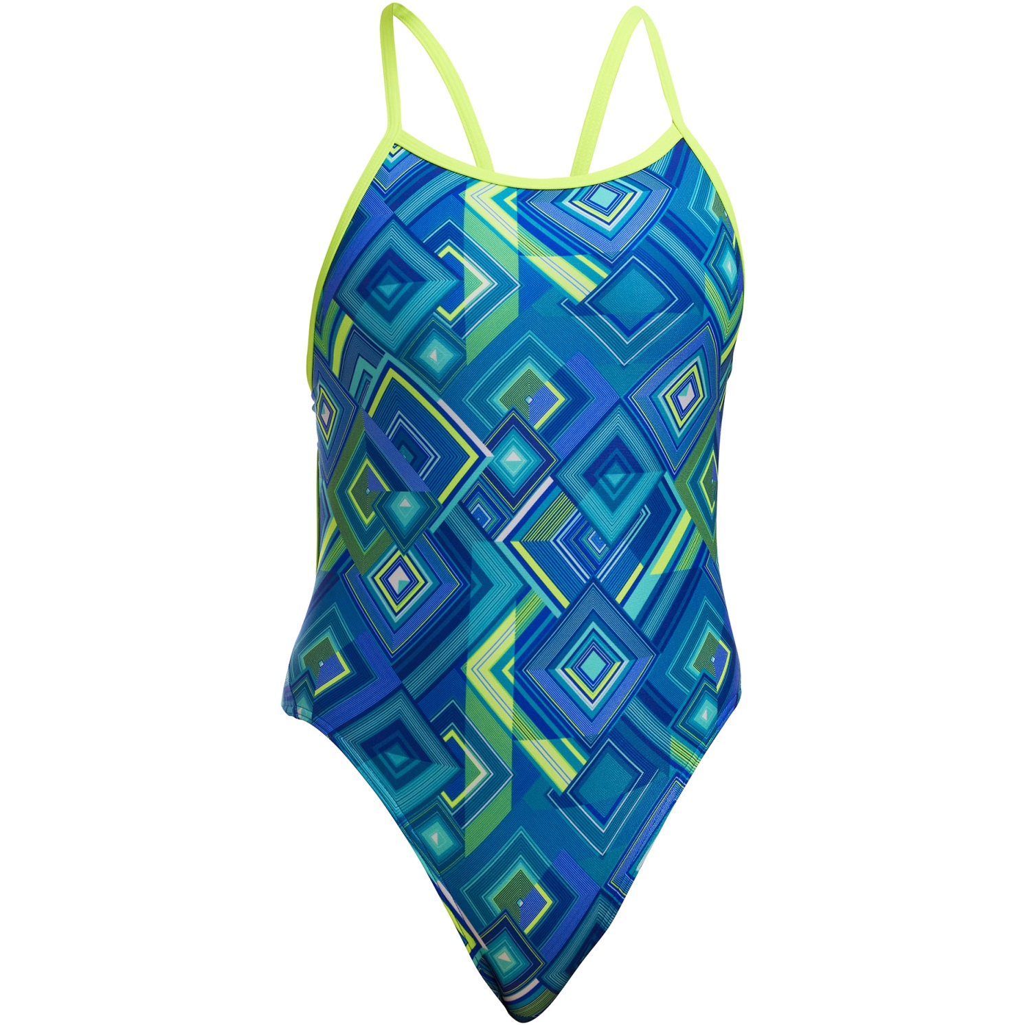 Produktbild von Funkita Single Strap Eco Badeanzug Mädchen - Help Me Rhombus