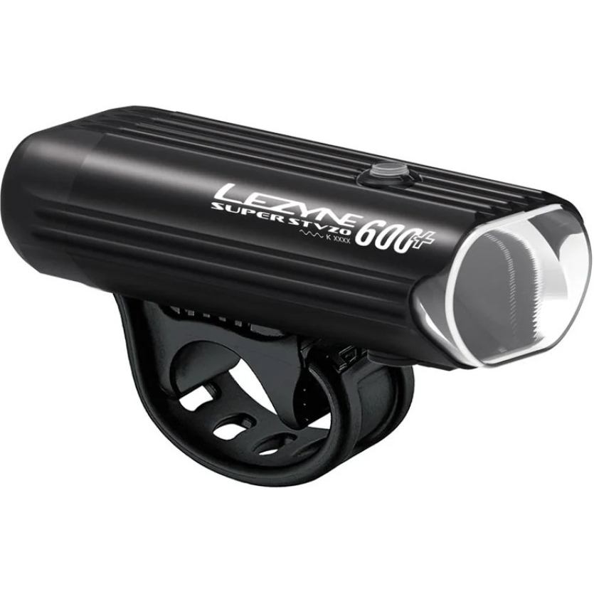 Productfoto van Lezyne Super 600+ Fietslamp Vooraan - zwart