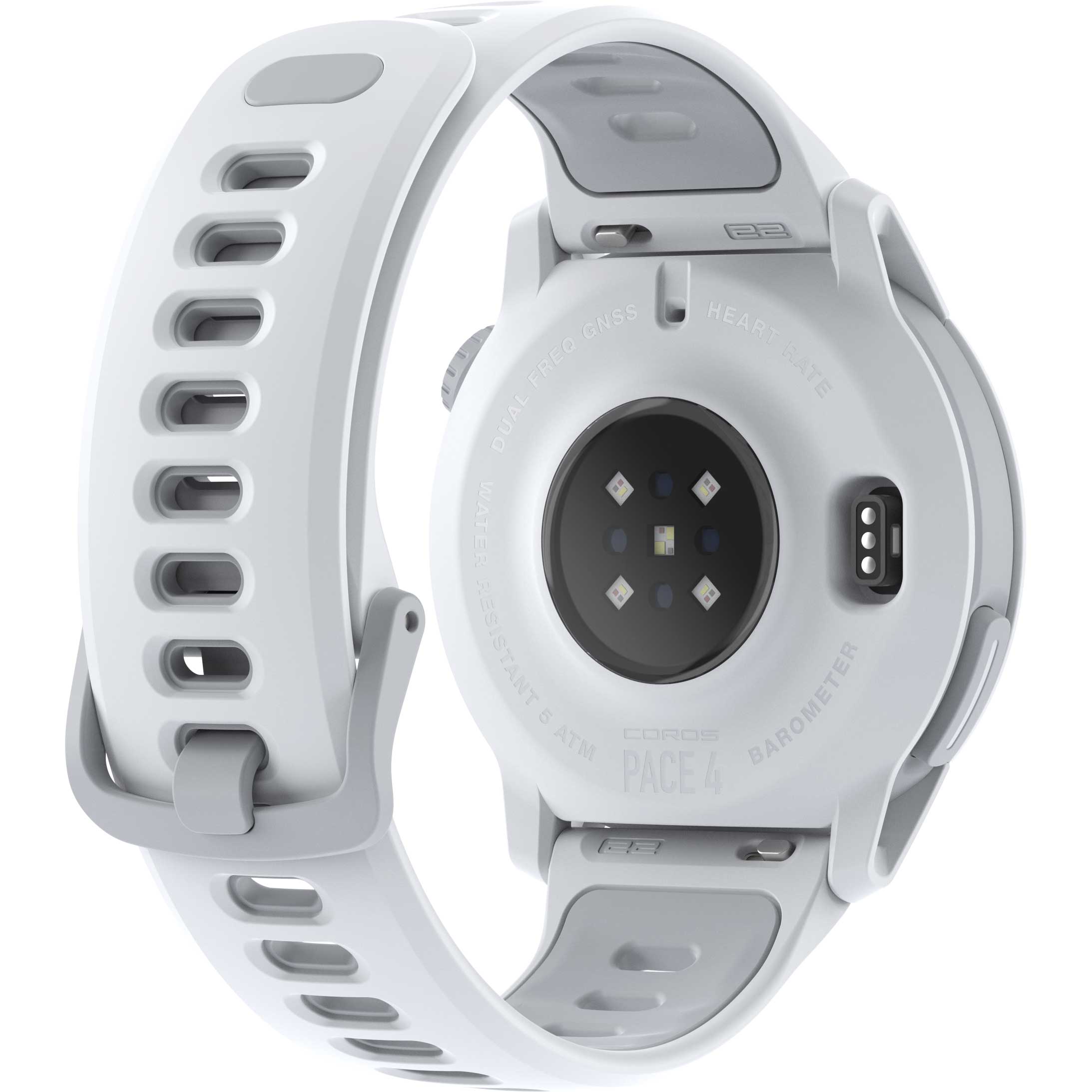 COROS PACE 4 GPS Multisports Watch - Silicone Band - White | BIKE24