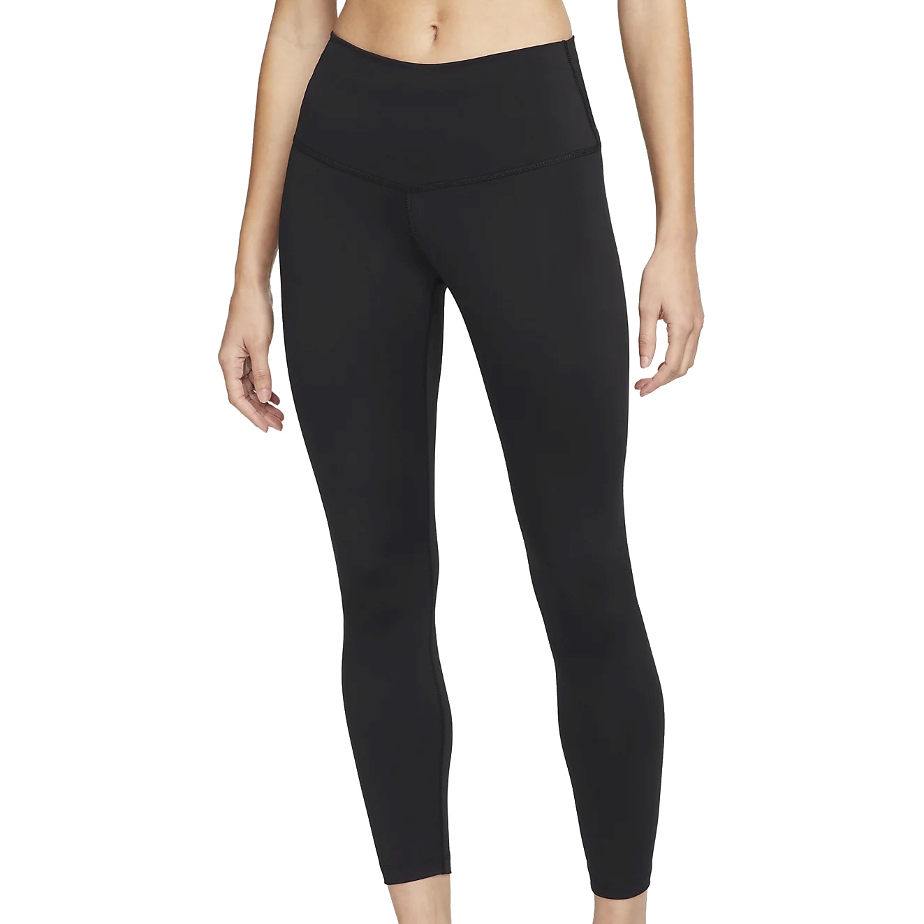 Produktbild von Nike Yoga Dri-FIT 7/8-Leggings mit hohem Bund für Damen - black/iron grey DM7023-010