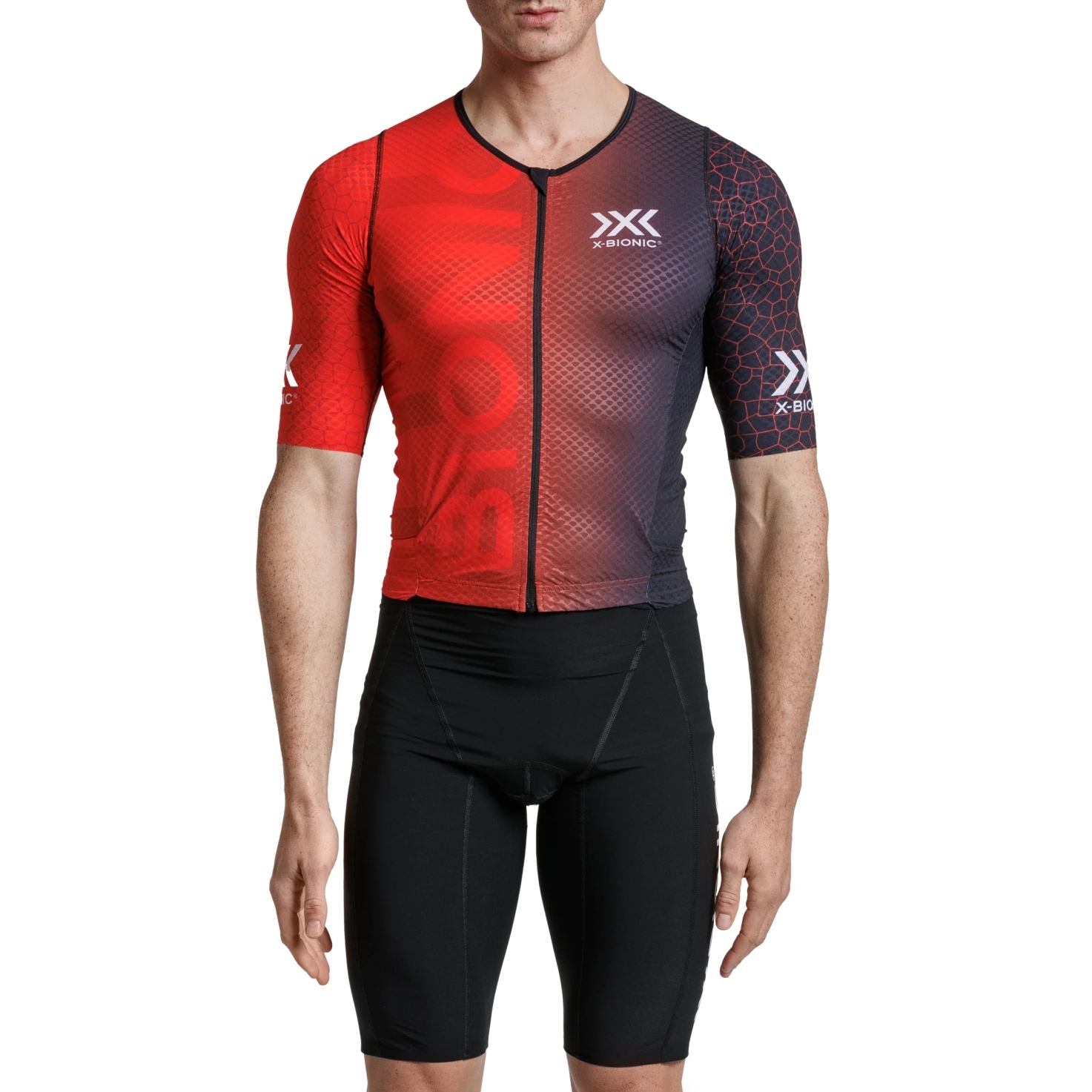 SLS3 Pantaloncini Uomo Da Triathlon FX Z, Con Tasca Posteriore Cerniera E Imbottitura, Colore Nero, Progettazione Tedesca - 2