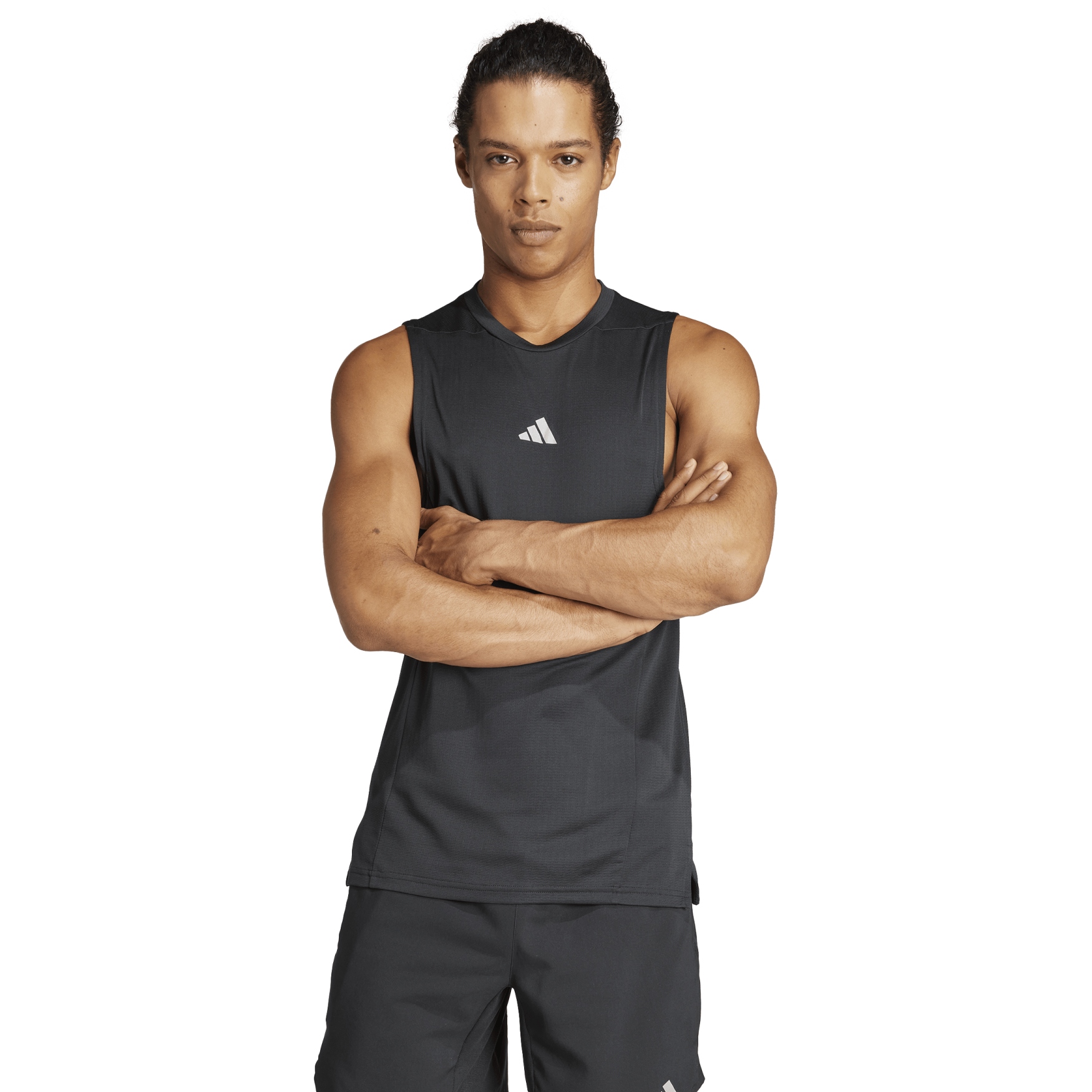 adidas Designed for Training Workout HEAT.RDY Tanktop Herren schwarz IS3708