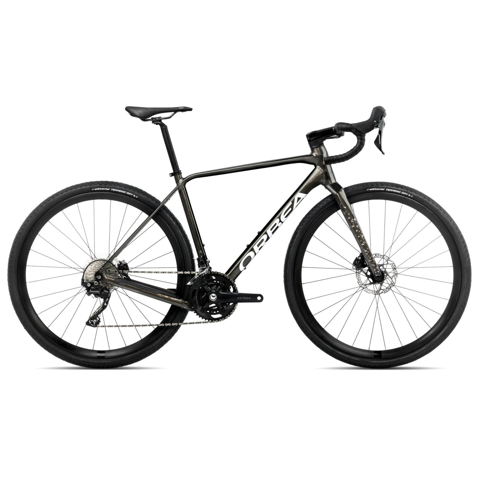 Productfoto van Orbea TERRA H40 - Gravelbike - 2025 - Infinity Green - Ivory White (gloss)