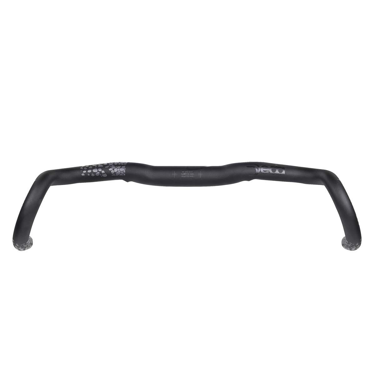 Manubrio Da Corsa Deda Elementi Gera Drop – Lega, Nero, Larghezza 46cm, Attacco 31,7mm – Passaggio Cavi Interno - Foto 4