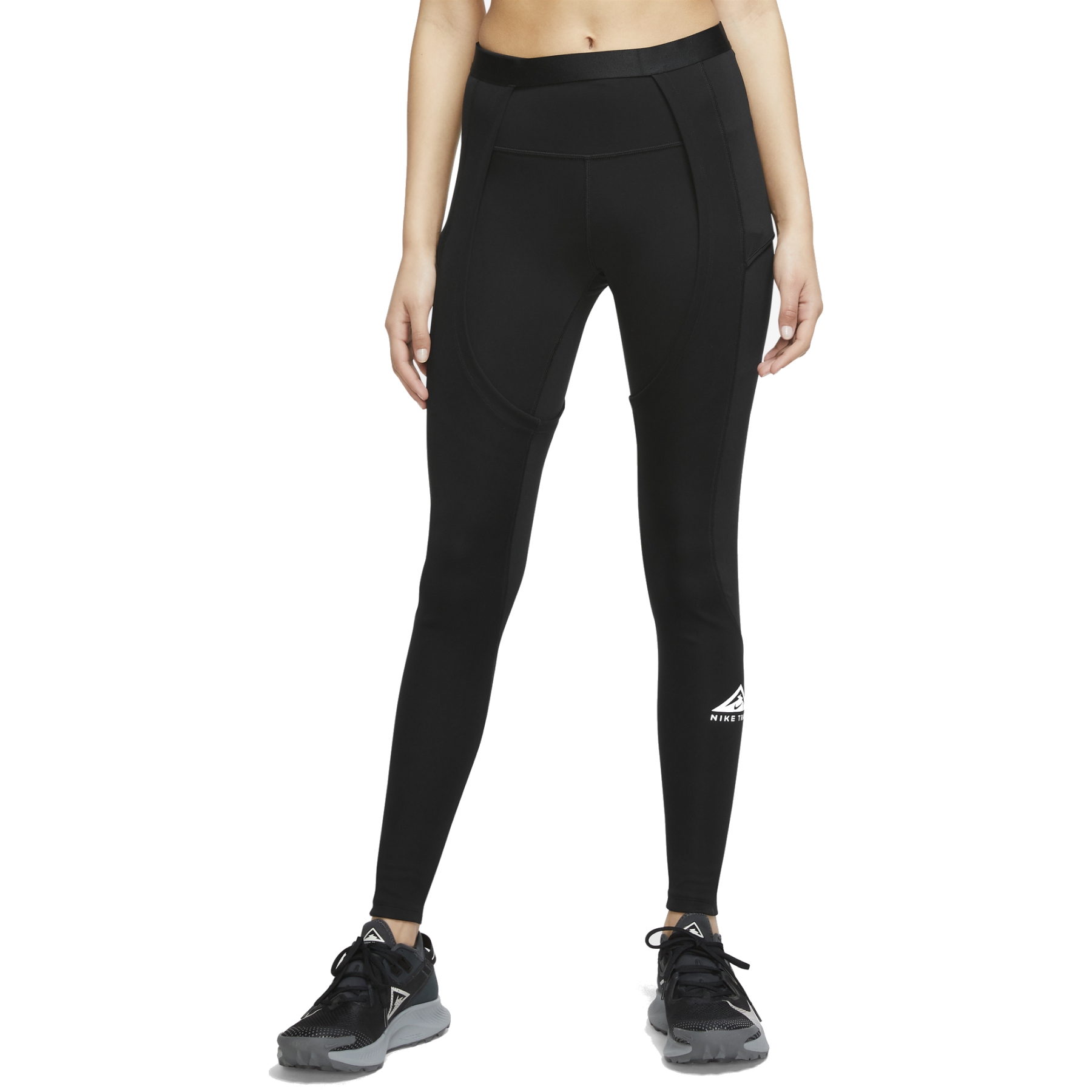 Nike Epic Lux Running Tights Fit Black Mid Rise CN8041-010 Womens