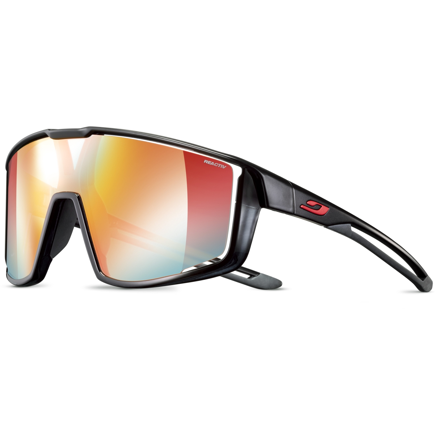 Picture of Julbo Fury Reactiv Performance 1-3 LAF Sunglasses - glossy schwarz/rot