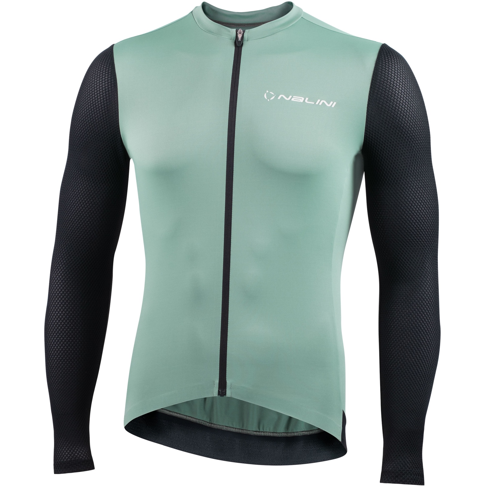 Image of Nalini Pure Gravel Longsleeve Jersey Men - turquoise/black 4180
