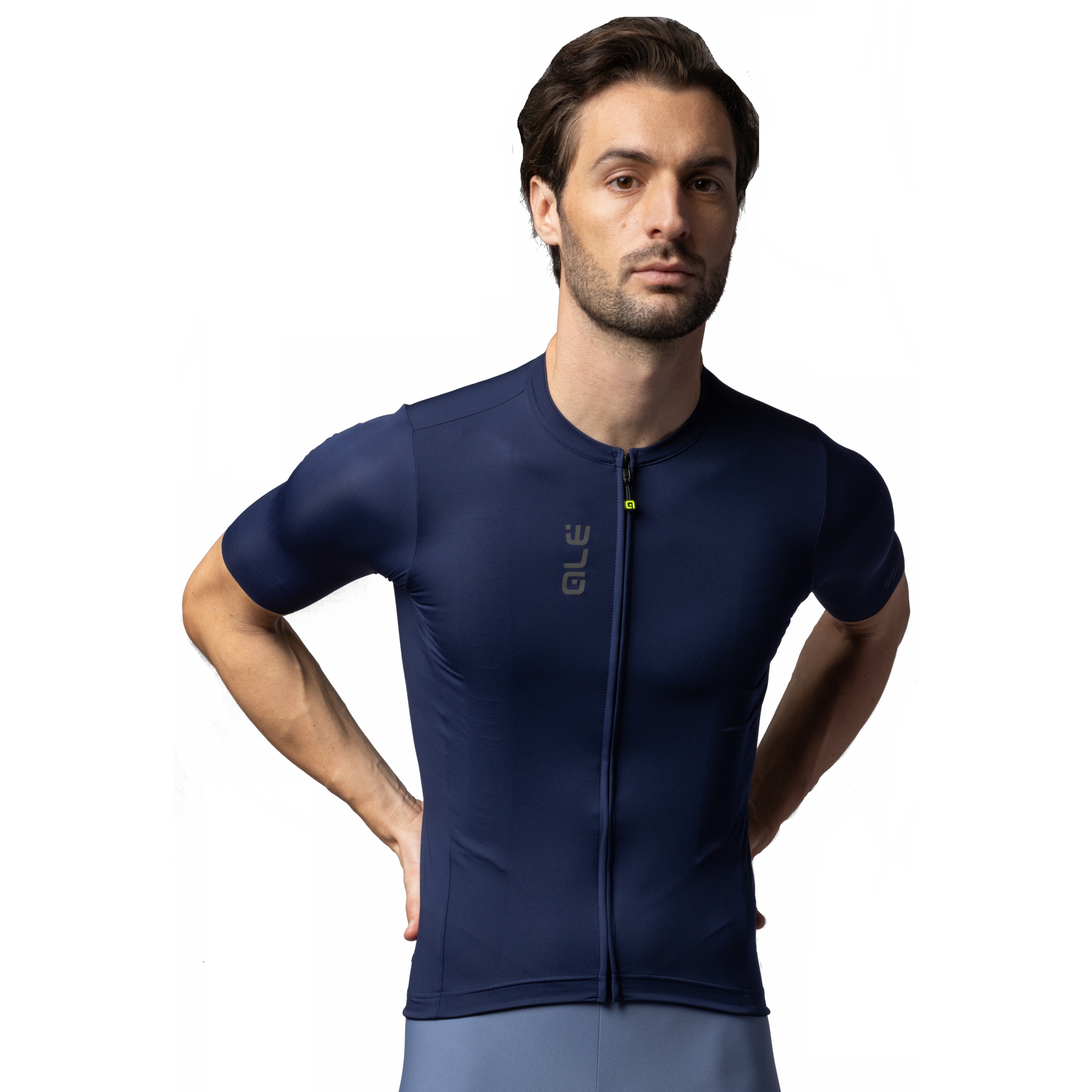 Picture of Alé PRAGMA Color Block Short Sleeve Jersey Men - navy blue