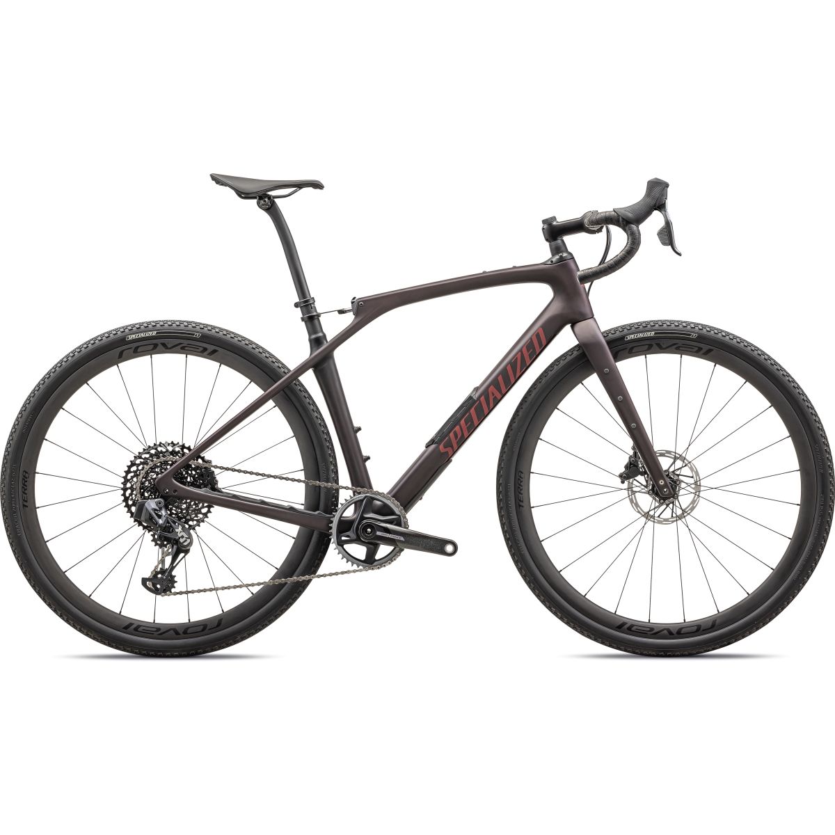 Picture of Specialized DIVERGE STR PRO - Carbon Gravel Bike - 2024 - red tint carbon / red sky