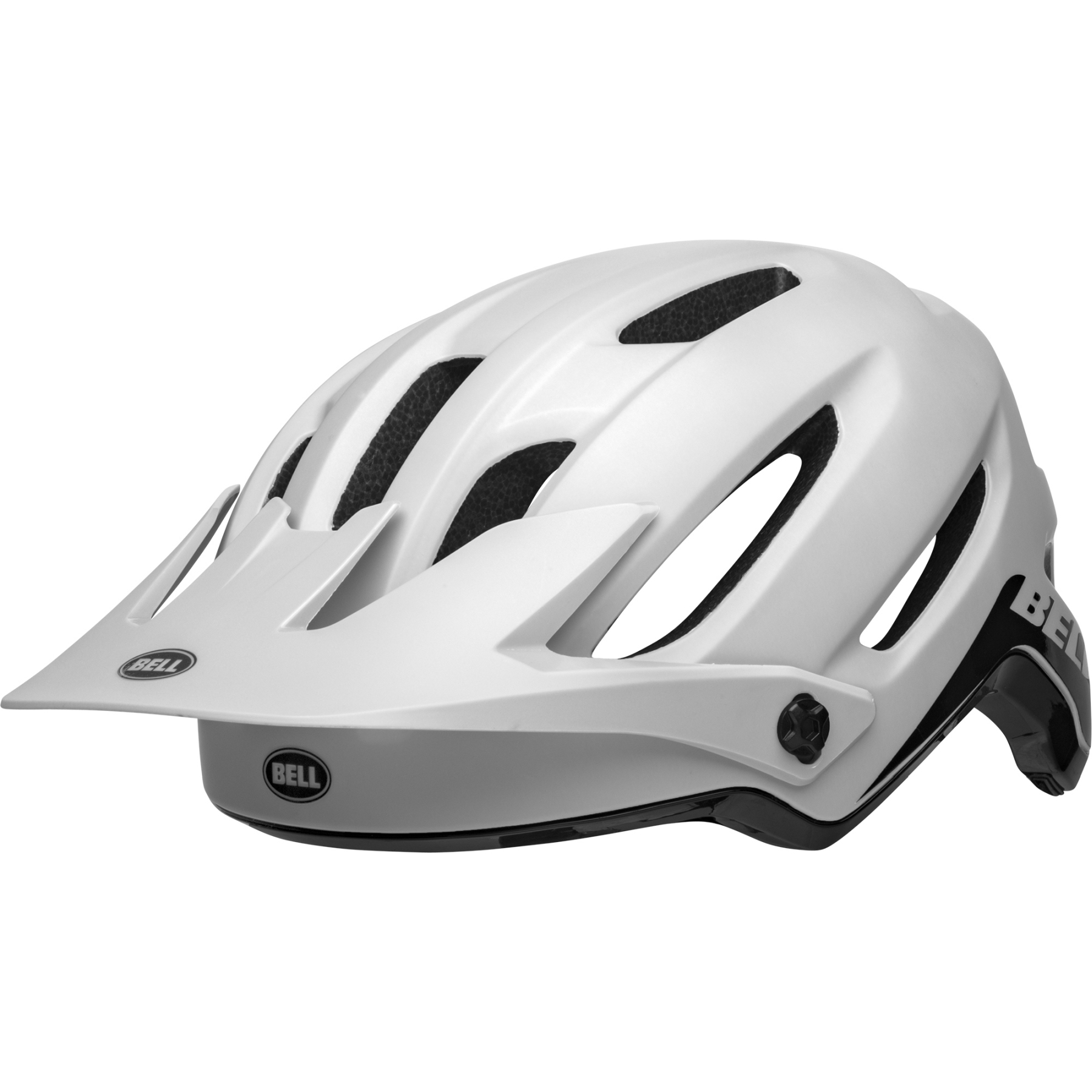 Produktbild von Bell 4Forty MIPS Helm - matte/gloss white/black