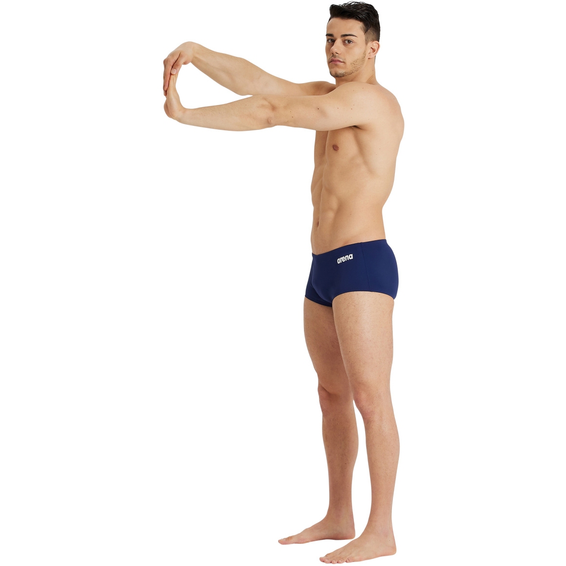 arena Team Men's Low-waist Shorts Solid - Navy/White