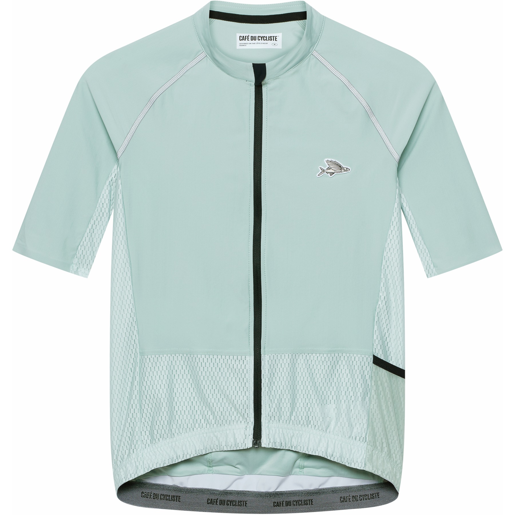 Productfoto van Café du Cycliste Magda Fietsshirt met Korte Mouwen Heren - jadeite