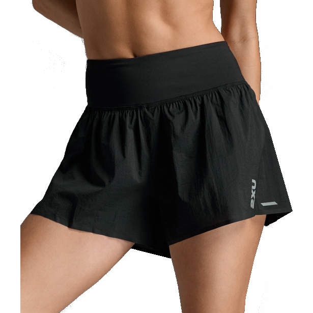 Kuva tuotteesta 2XU Aero Hi-Rise 2-In-1 3&quot; Shorts Women - black/silver reflective