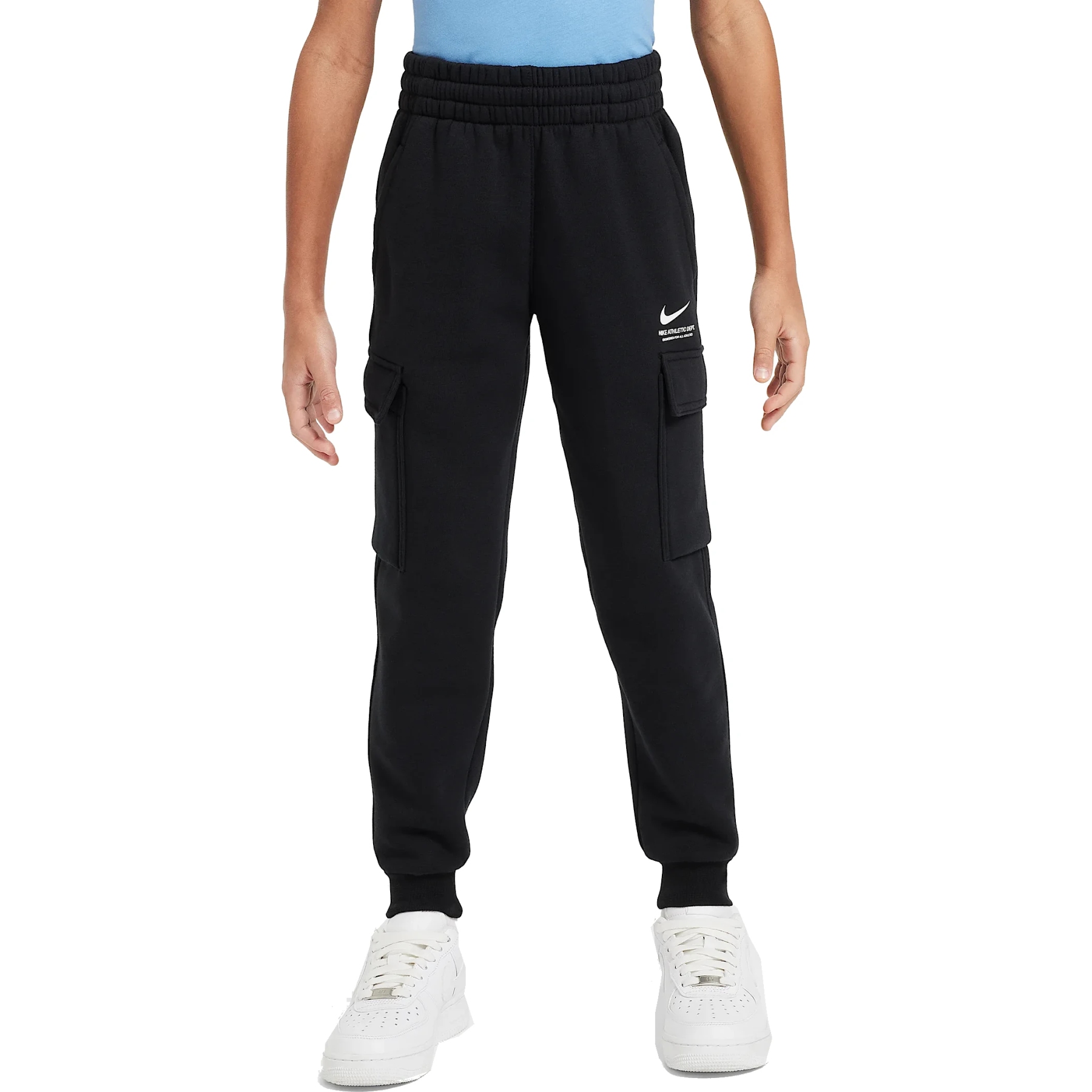 Picture of Nike New Sportswear Fleece Cargo Pants Kids - black HV6972-010