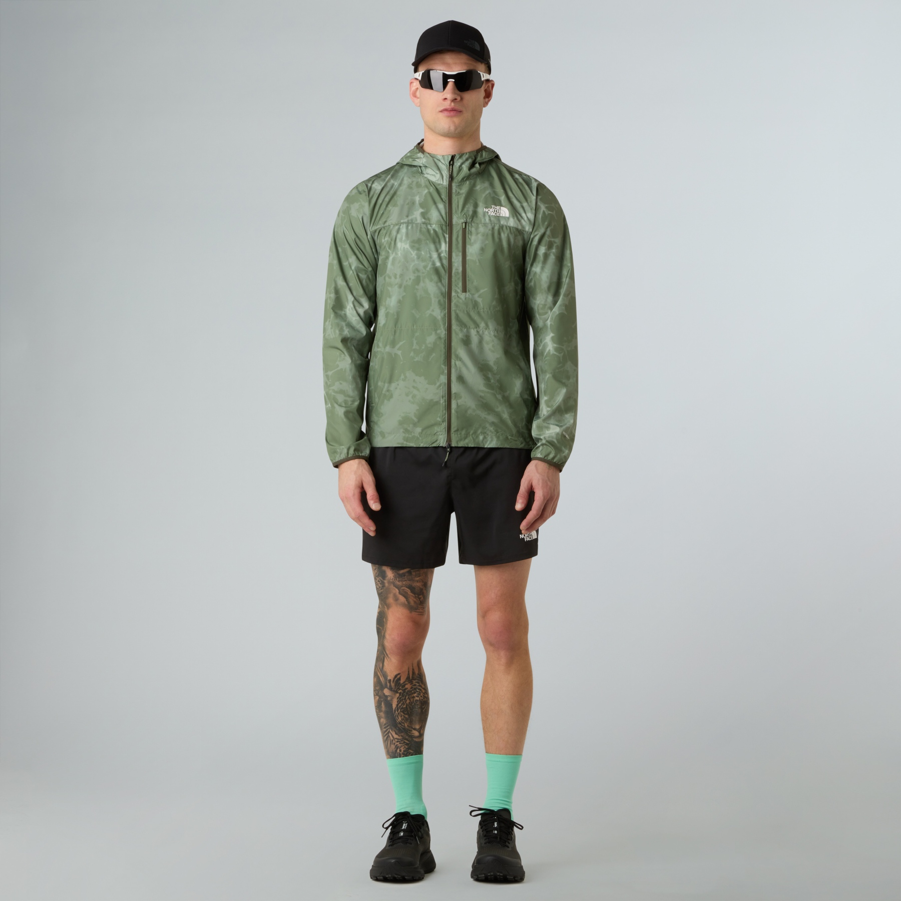 The North Face Higher Run Wind Jacket Men - Bark Mist Light