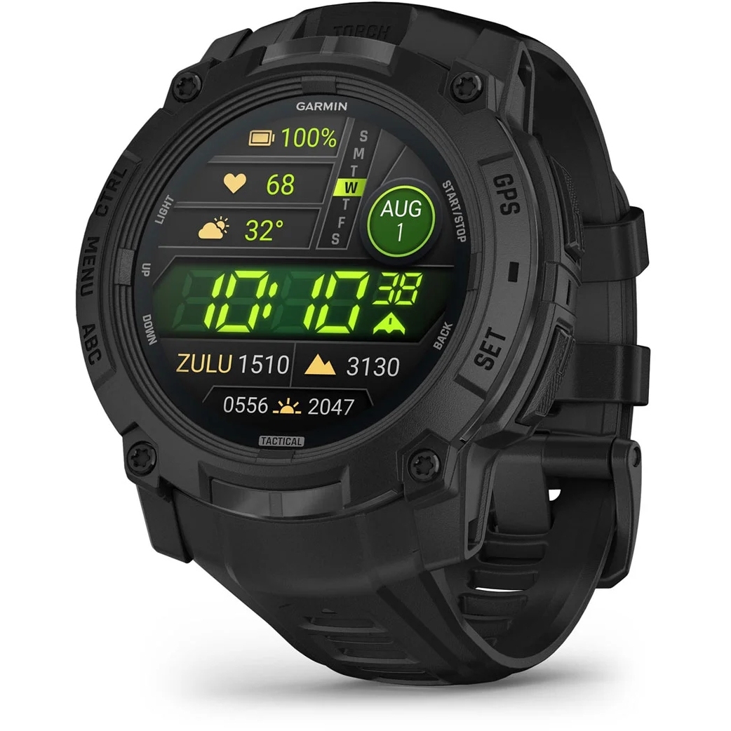 Productfoto van Garmin Instinct 3 AMOLED Tactical GPS Smartwatch - 50mm - zwart