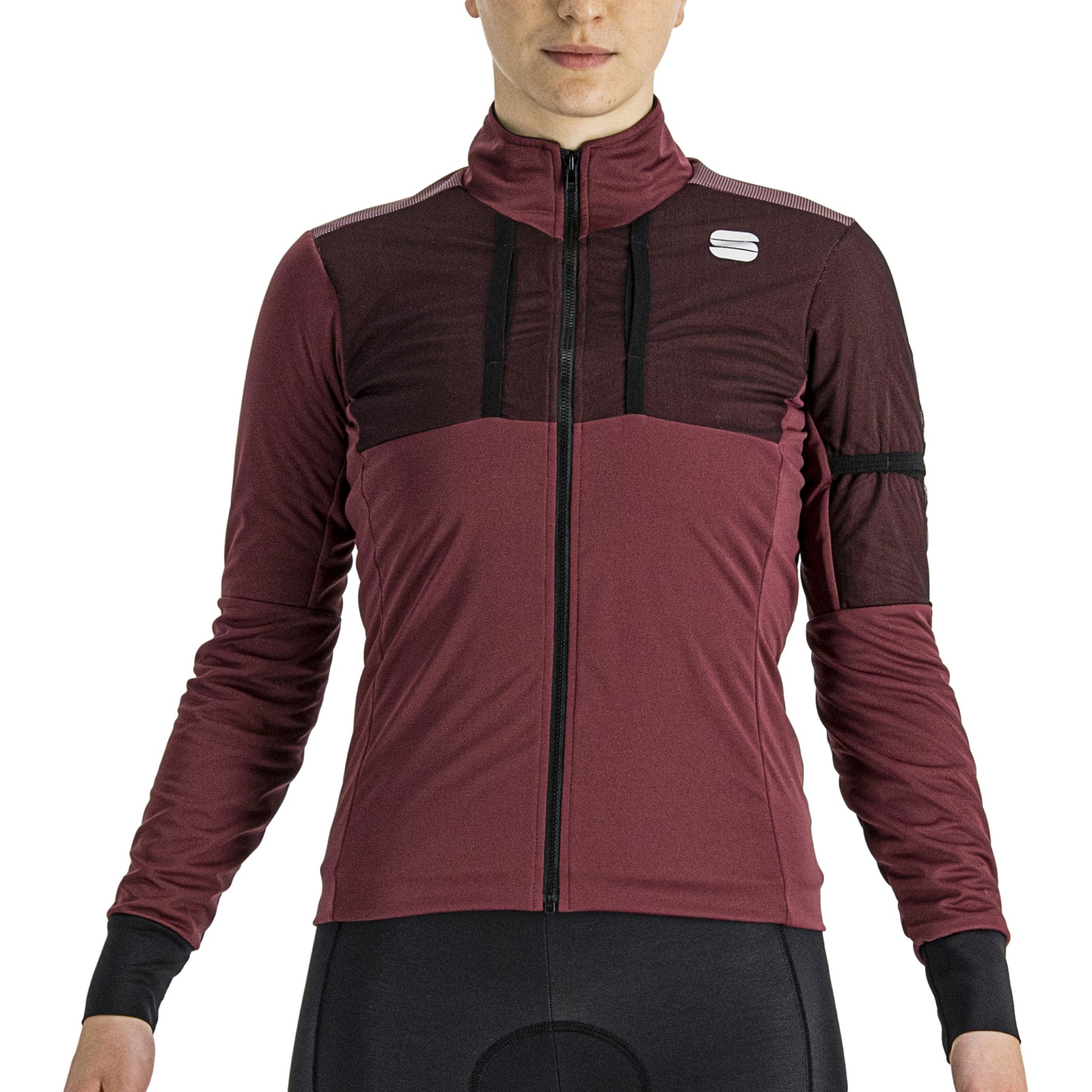 Picture of Sportful SuperGiara Women&#039;s Jacket - 605 Red Wine