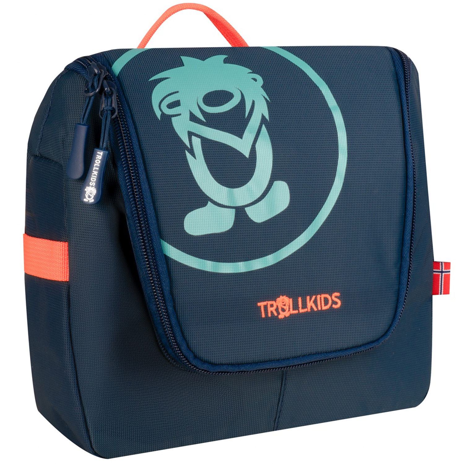 Productfoto van Trollkids Toilettas 5L Kinderen - navy/glow orange/dusky turquoise