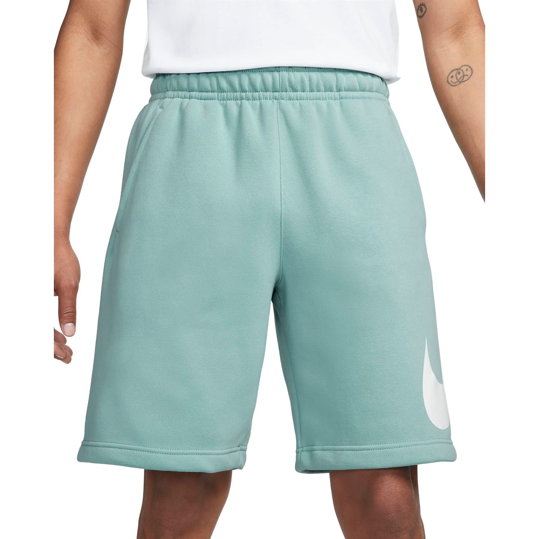 Produktbild von Nike Sportswear Club Graphic Shorts Herren - mineral/white/white BV2721-309