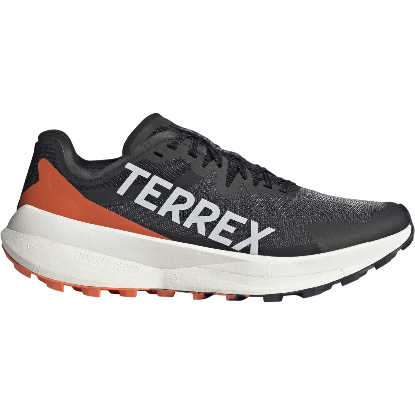 Picture of adidas TERREX Agravic Speed Trailrunning Shoes Men - core black/grey one/impact orange IG8017