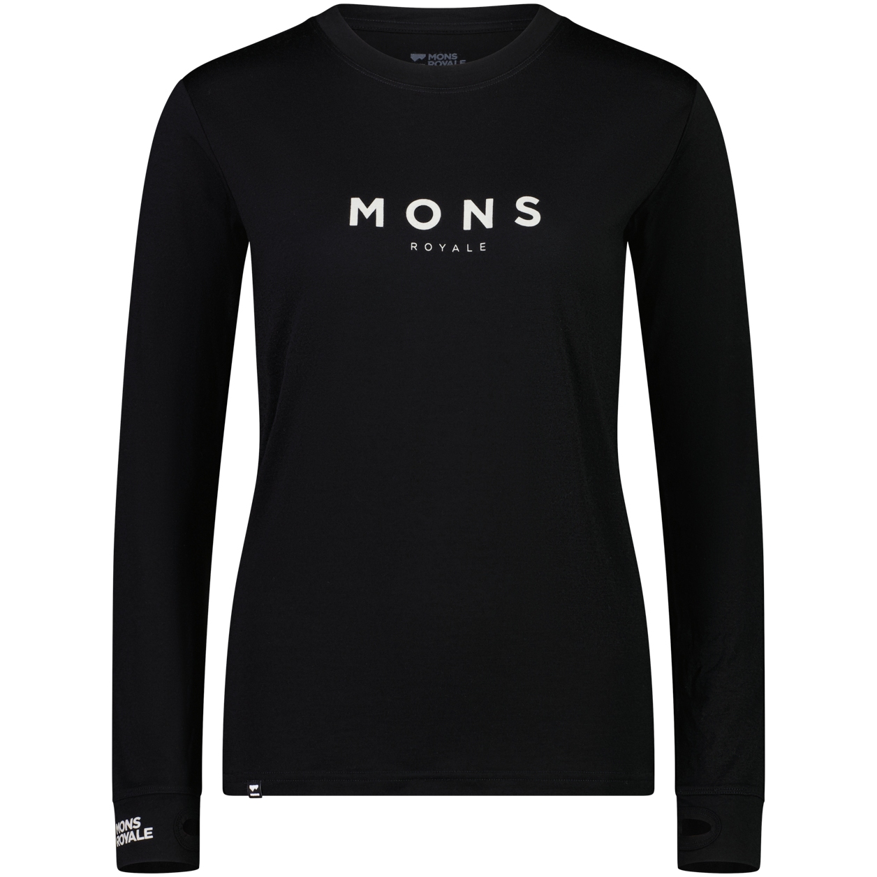 Produktbild von Mons Royale Yotei Classic Langarmshirt Damen - schwarz
