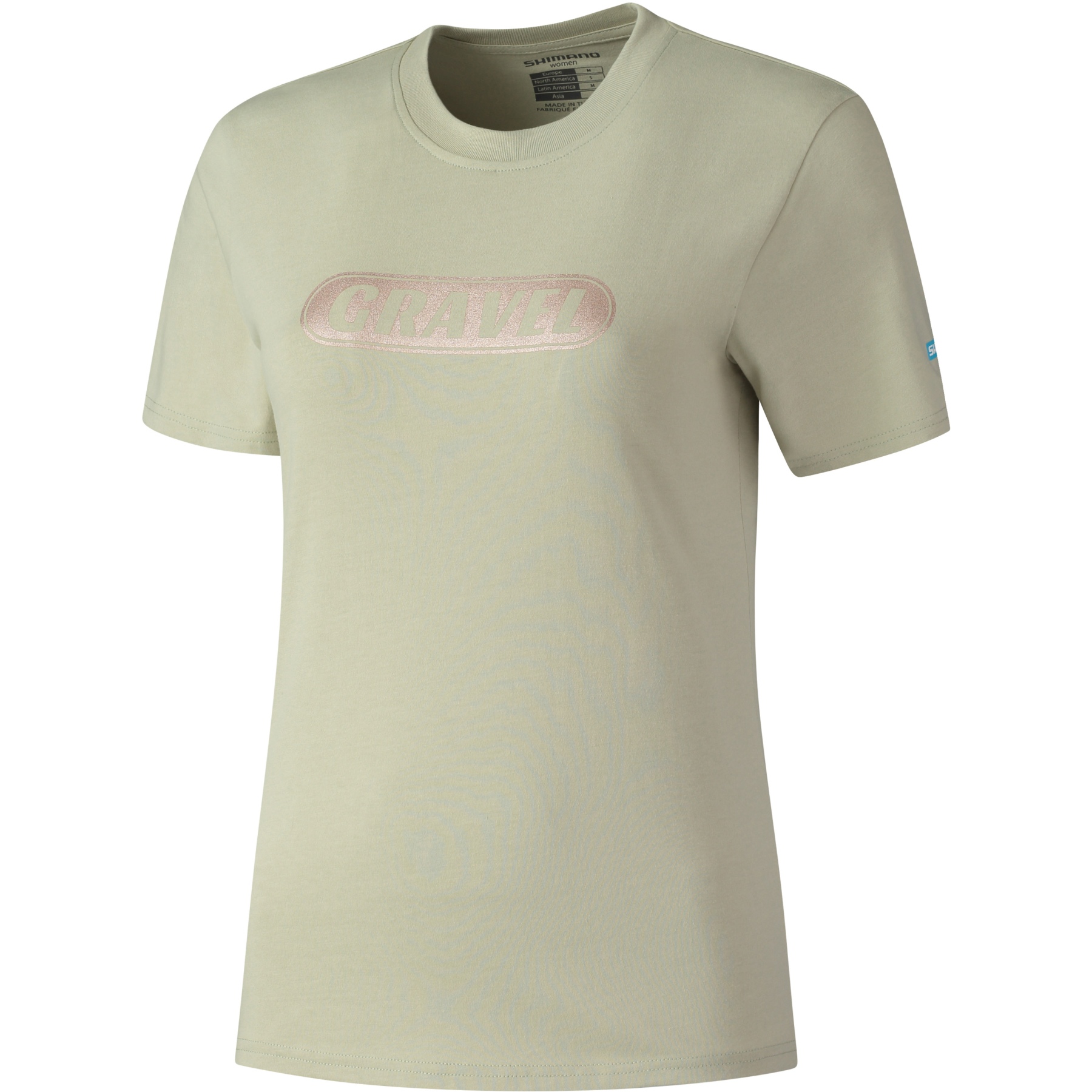 Picture of Shimano Tee Women - olive gravel
