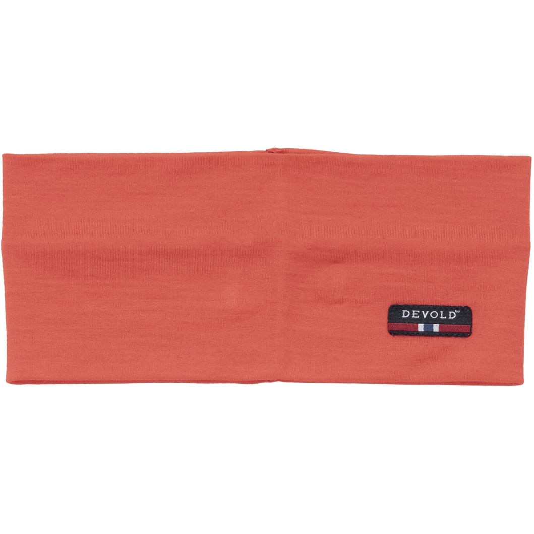 Повязка на голову Devold Breeze из мериноса 150 - 195A Cayenne