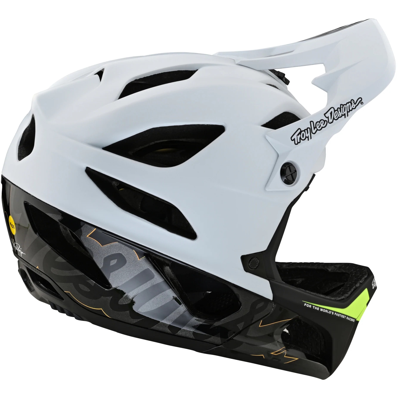 Casco enduro Integral Troy Lee Stage MIPS rojo/blanco s23