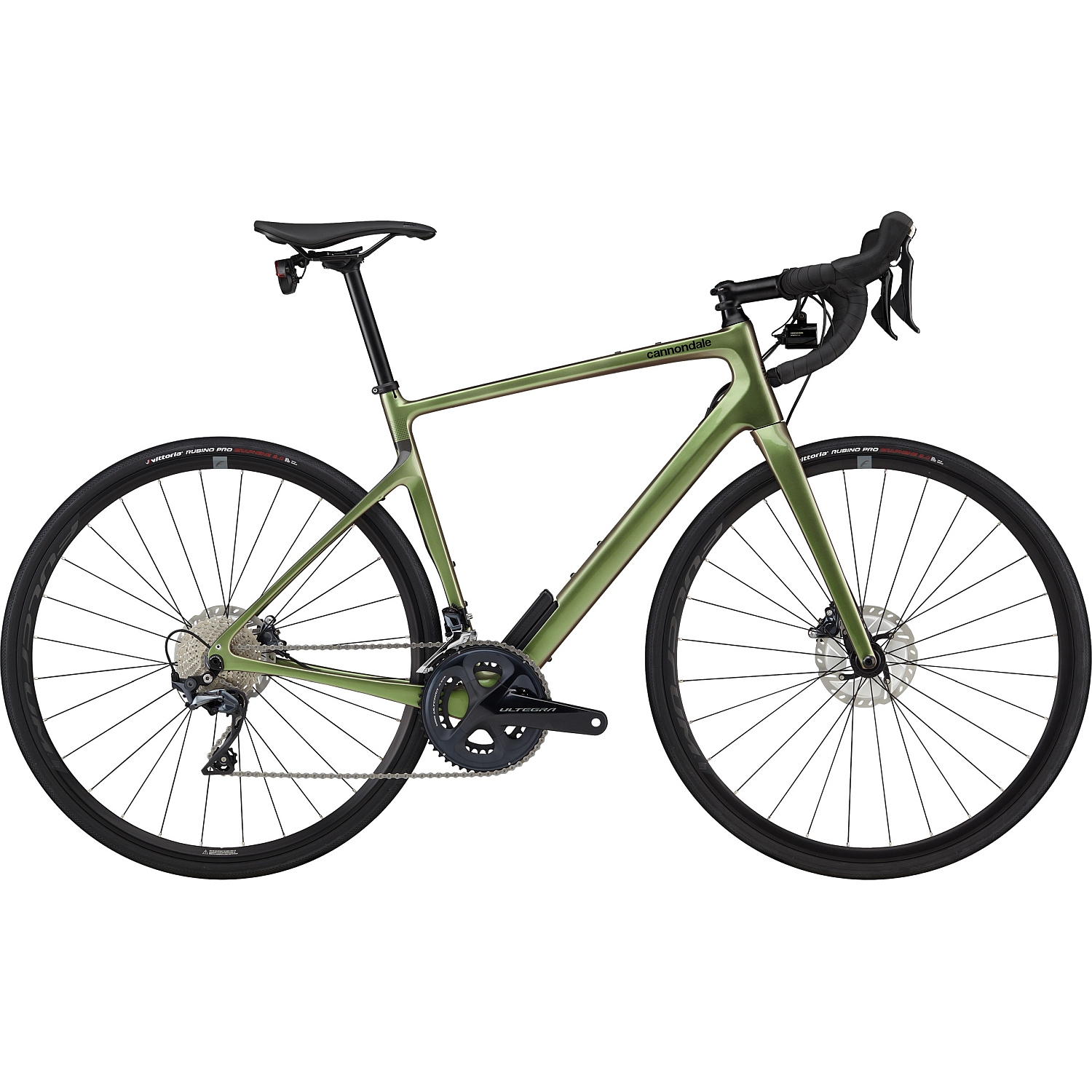 Productfoto van Cannondale SYNAPSE CARBON 2 RL - Shimano Ultegra Racefiets - 2023 - beetle green