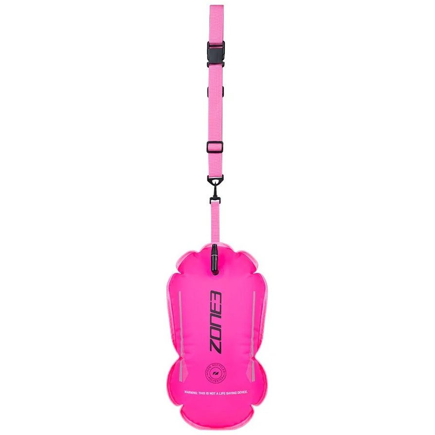 Bild von Zone3 Recycled Swim Sicherheitsboje / Tow Float - hi-vis pink