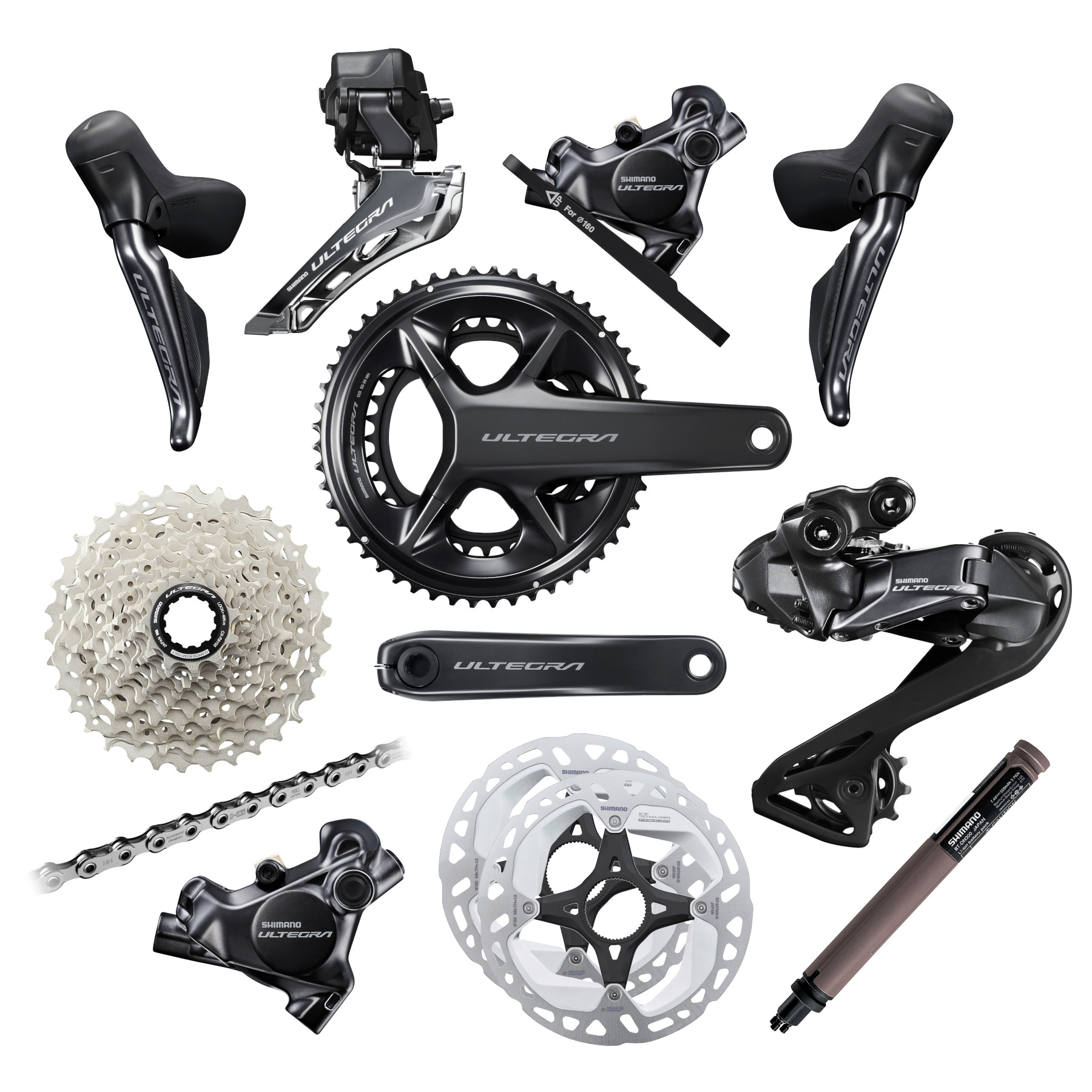 Picture of Shimano Ultegra Di2 R8100 Groupset - 2x12-speed