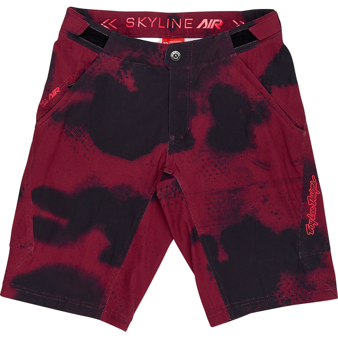 Мужские шорты Troy Lee Designs Skyline Air - расклешенные Oxblood