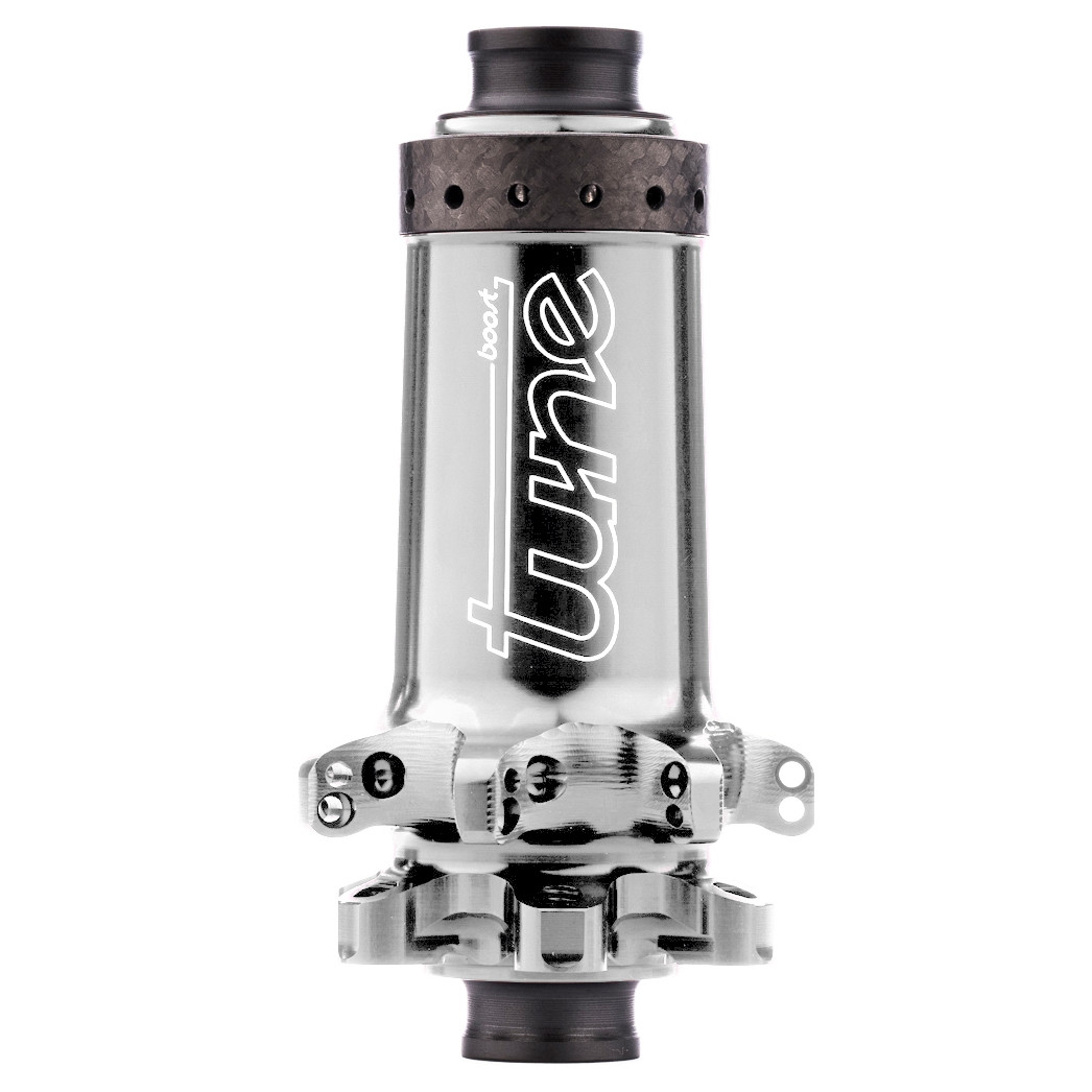 Picture of Tune Princess Boost Front Hub - Standard Bearings | 6-Bolt | 15x110mm - 28-hole - silver