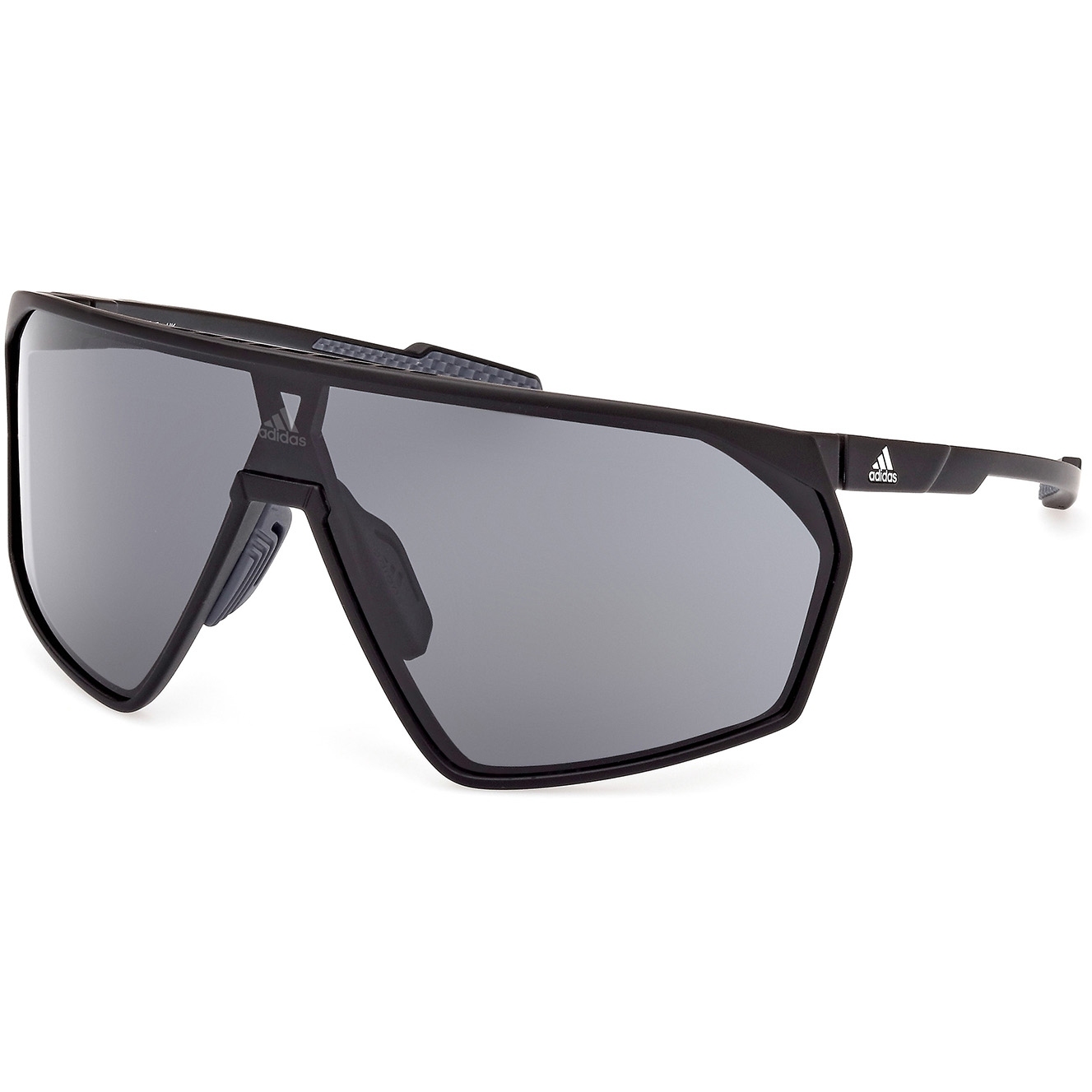 Picture of adidas Prfm Shield SP0073 Sport Sunglasses - Antique Black / Contrast Smoke