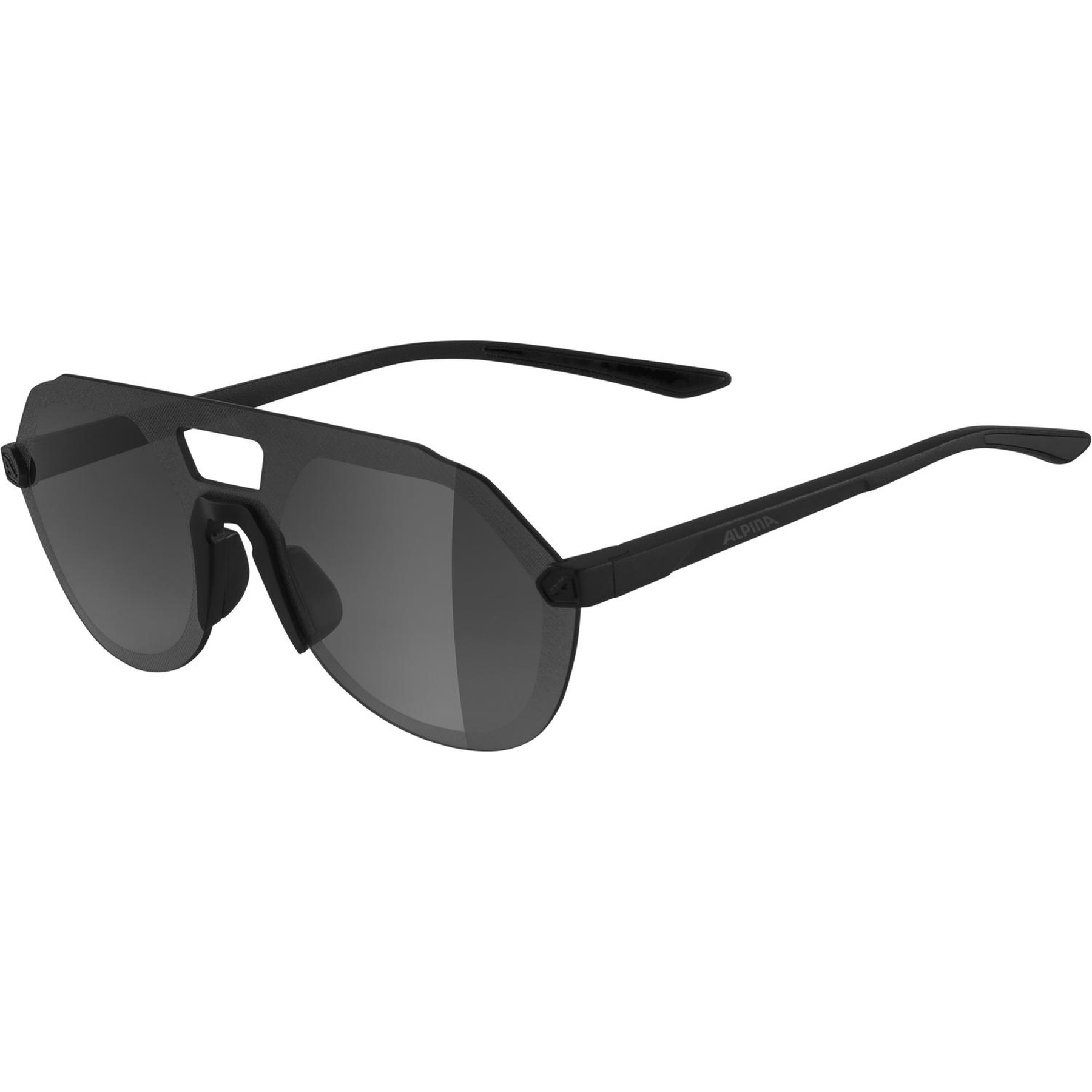 Productfoto van Alpina Beam II Glasses - all black matt/Ceramic Black Mirror