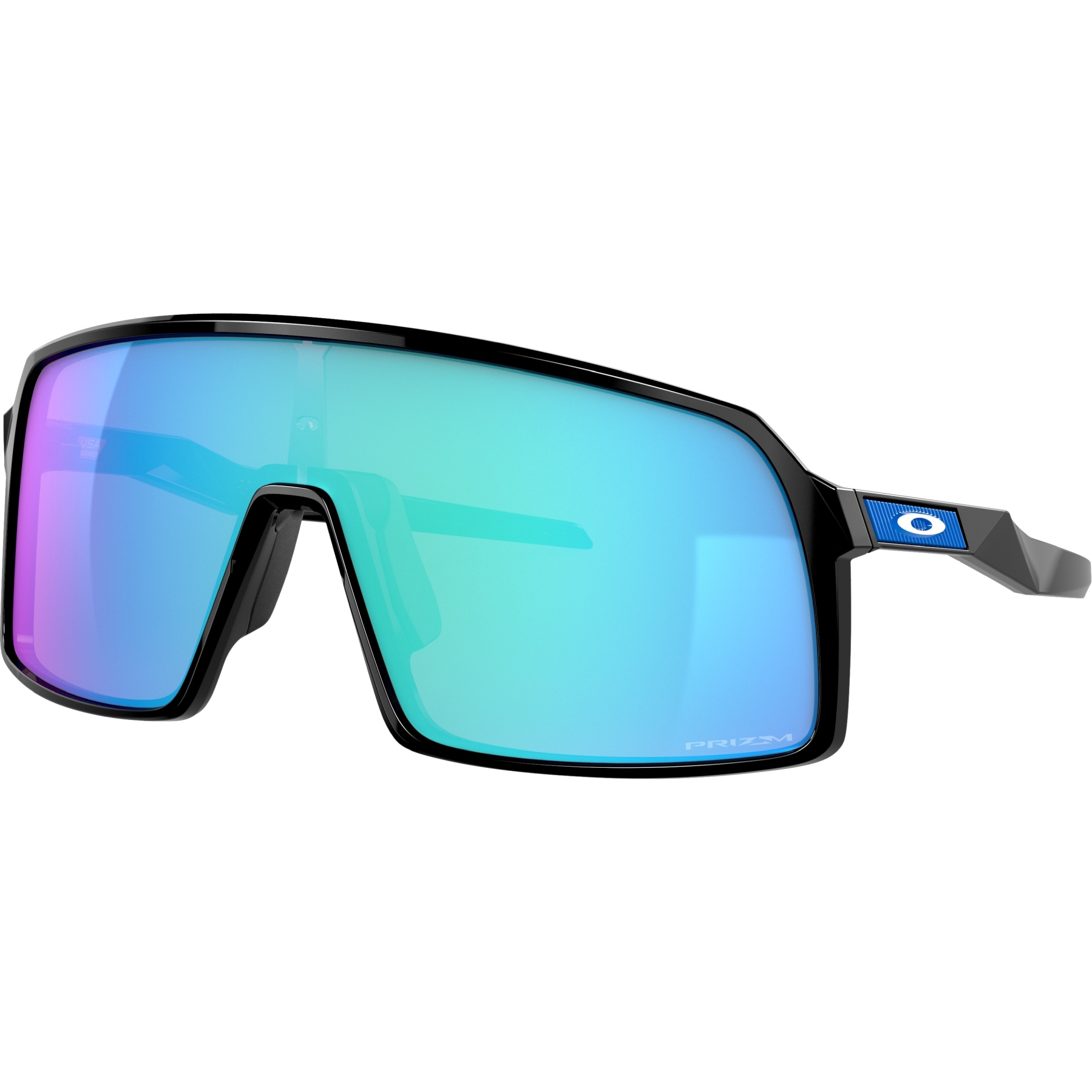 Oakley Sutro Glasses - Polished Black/Prizm Sapphire - OO9406-9037