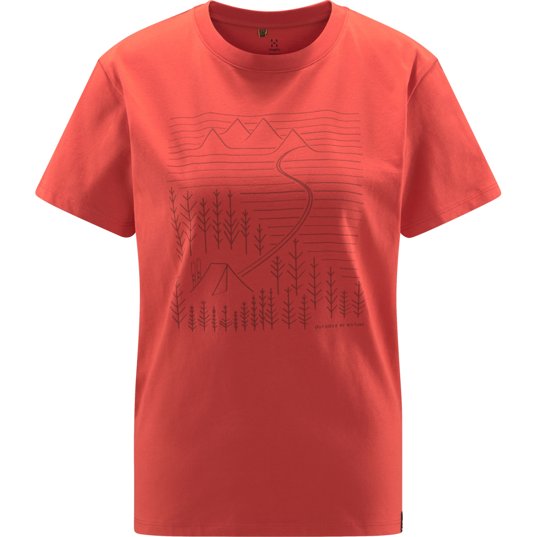 Produktbild von Haglöfs Camp T-Shirt Damen - poppy red 5LI