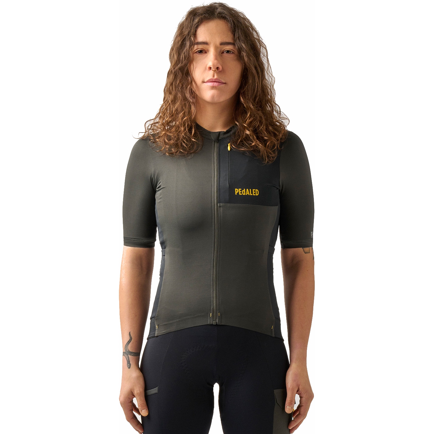 Picture of PEdALED Odyssey Cargo Short Sleeve Jersey Women - Grey Ink