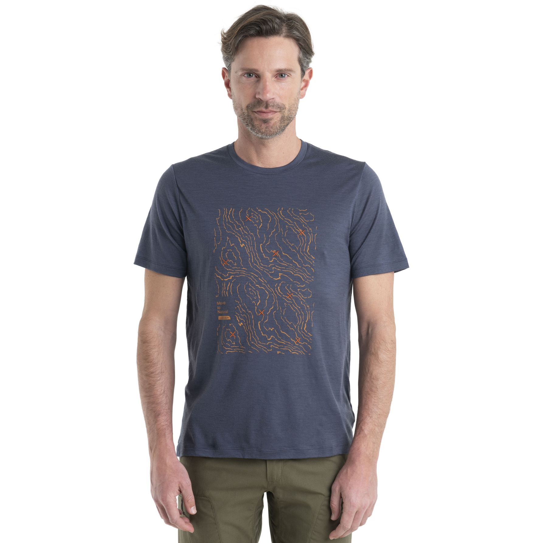 Foto de Icebreaker Camiseta Hombre - Tech Lite II Alpine Crossing - Graphite