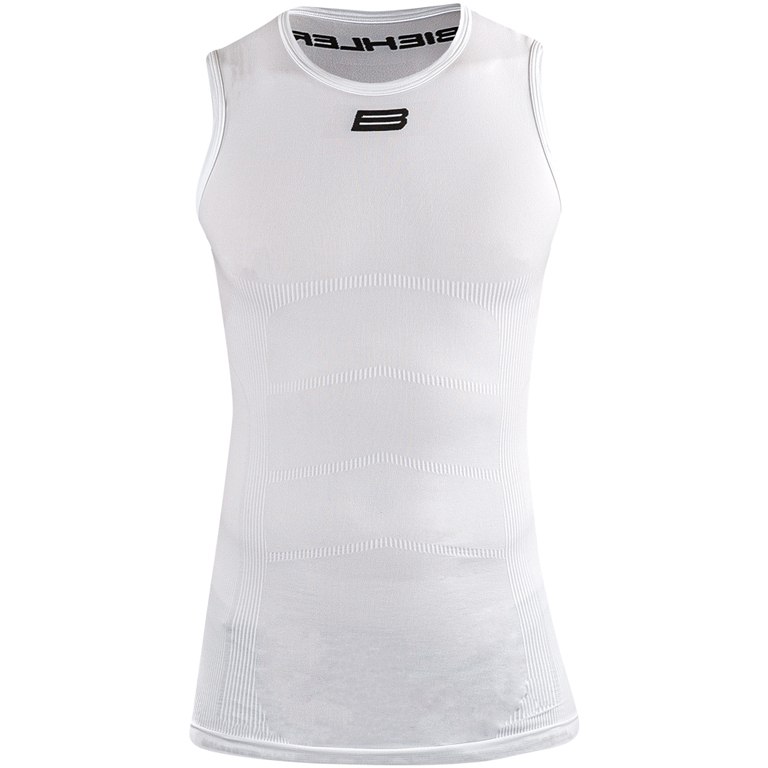Picture of Biehler Seamless Pro Sleeveless Baselayer - white