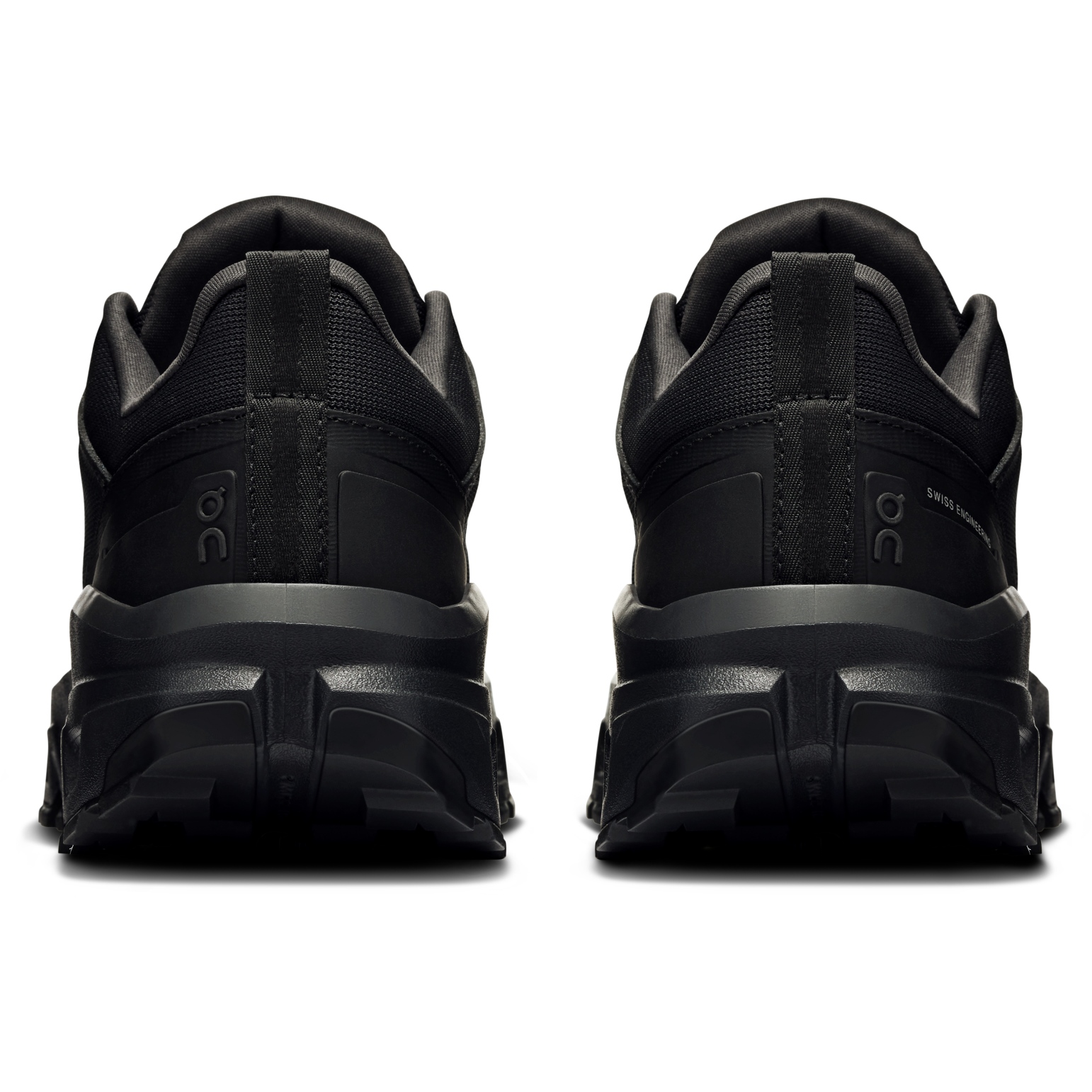 On Cloudrock Low Waterproof Hiking Shoes Women Black Black