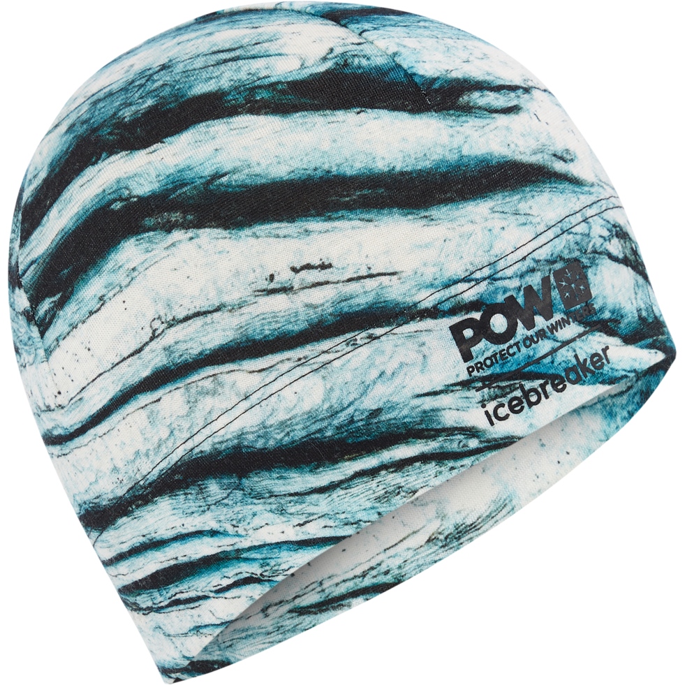 Produktbild von Icebreaker Merino 200 Oasis Beanie Protect Our Winters AOP - Snow AOP
