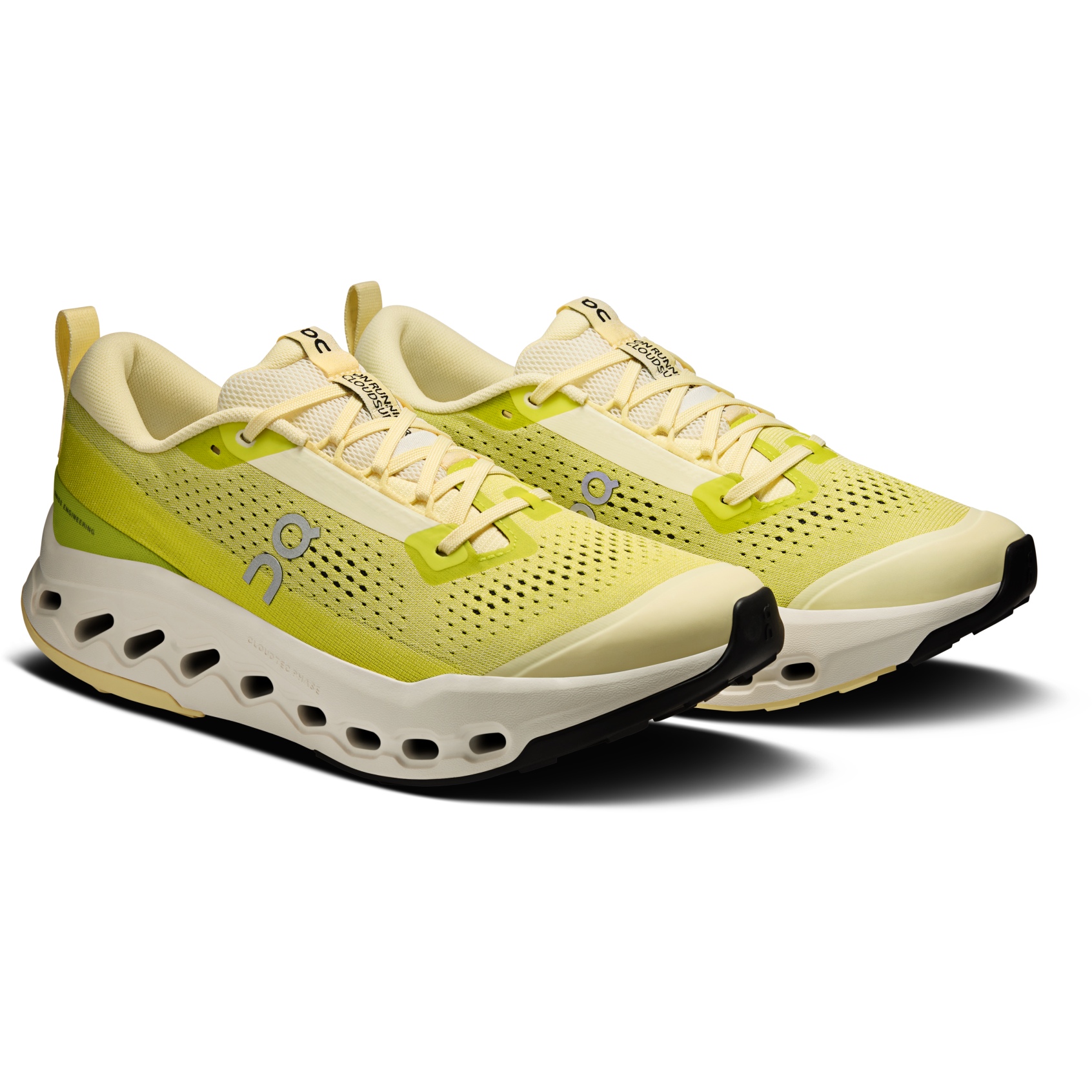 Productfoto van On Cloudsurfer 2 Trail Running Schoenen Heren - Ivory | Lime