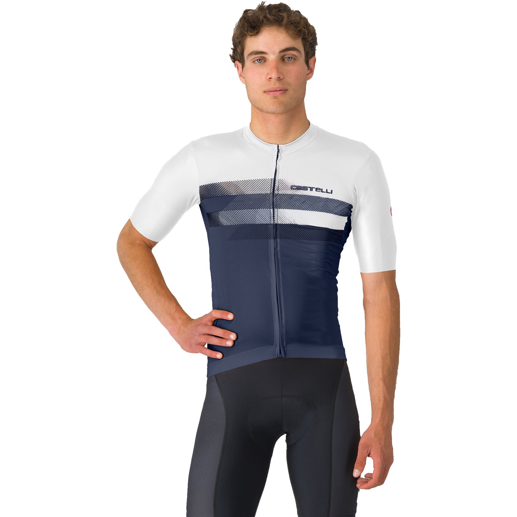Picture of Castelli Simbolo Jersey Men - belgian blue/white 424