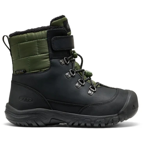 【未使用】KEEN WINTERPORT II 28cm KEEN Kanibou Waterproof Winter Boots Youth - Black/Bronze Green