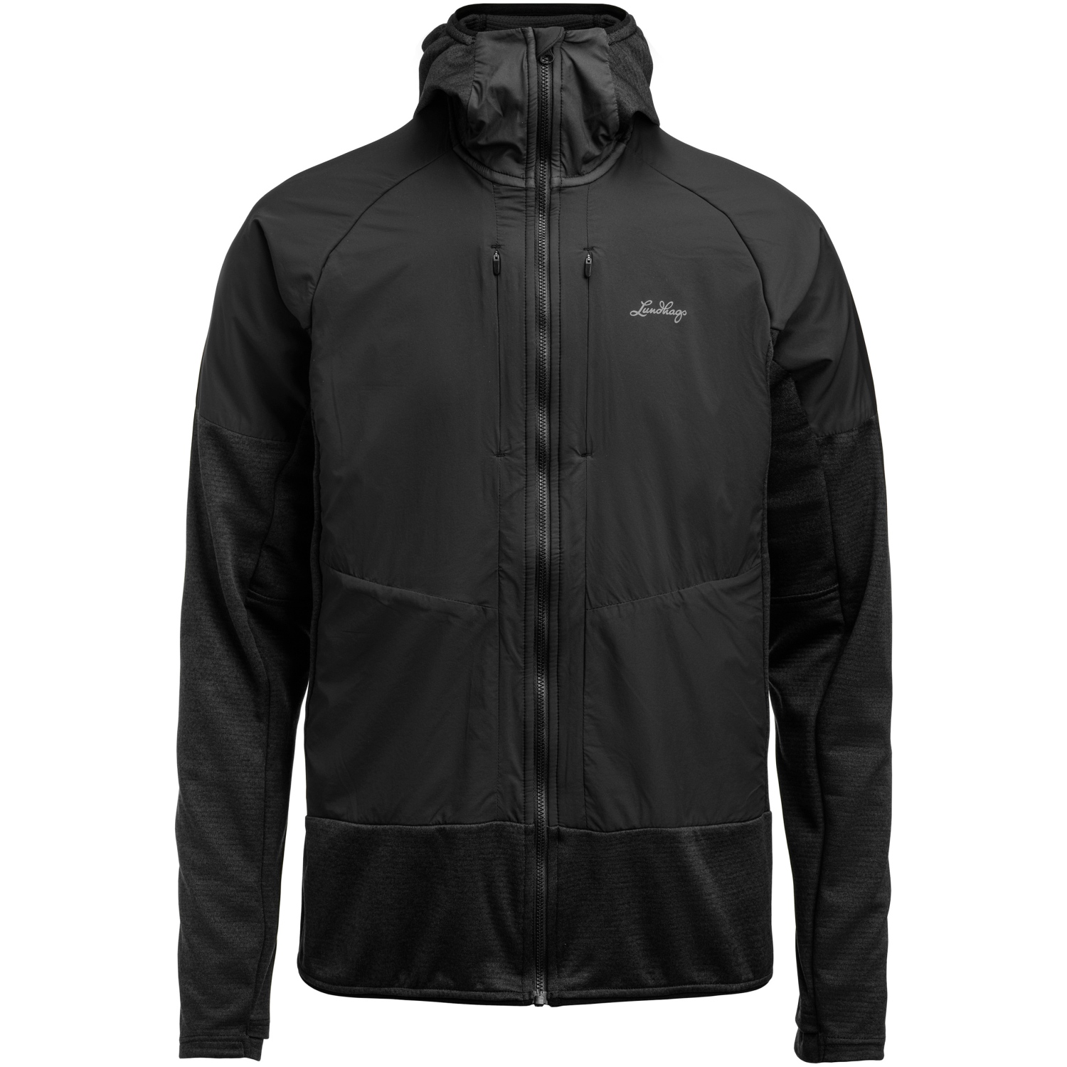 Produktbild von Lundhags Padje Windbreaker Kapuzenjacke Herren - Schwarz 10000