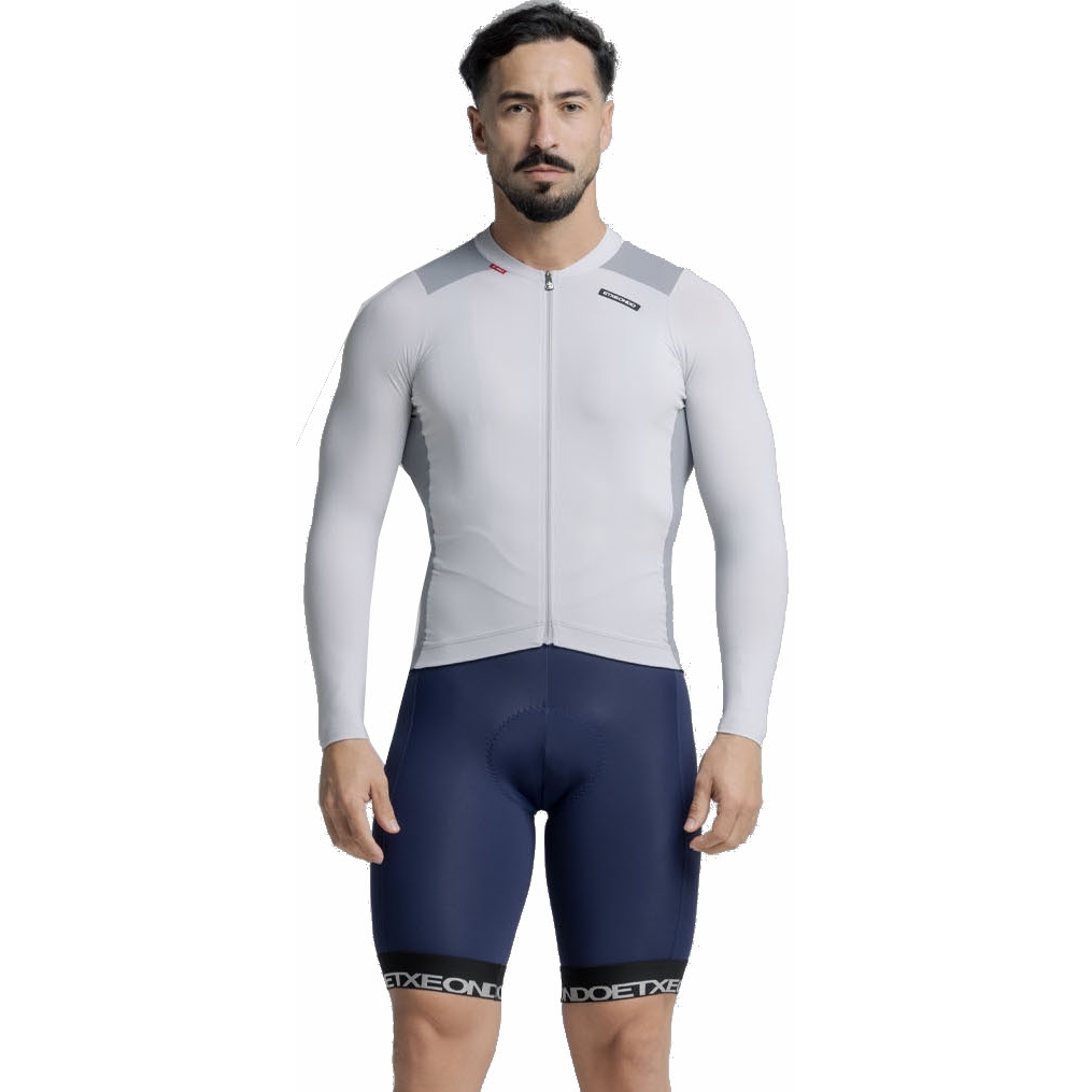 R*n様 ETXEONDO ALDE S/S JERSEY Sサイズ Etxeondo Alde L/S Color Edition Longsleeve Jersey Men - Grey Cloud