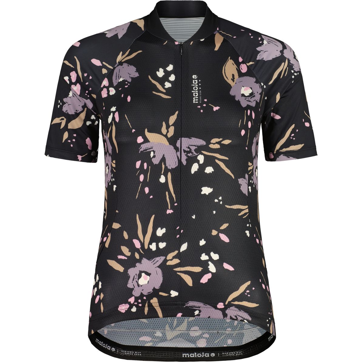 Image of Maloja VilsaM. AOP 1/2 Cycle Jersey Women - deep black 8833