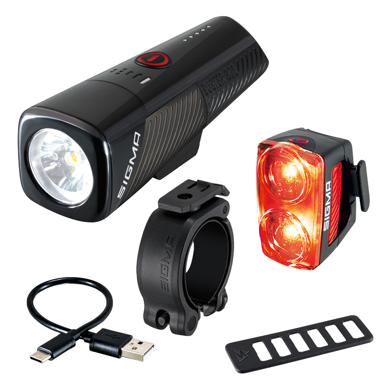Picture of SIGMA Buster 800 Front Light + RL 150 Rear Light
