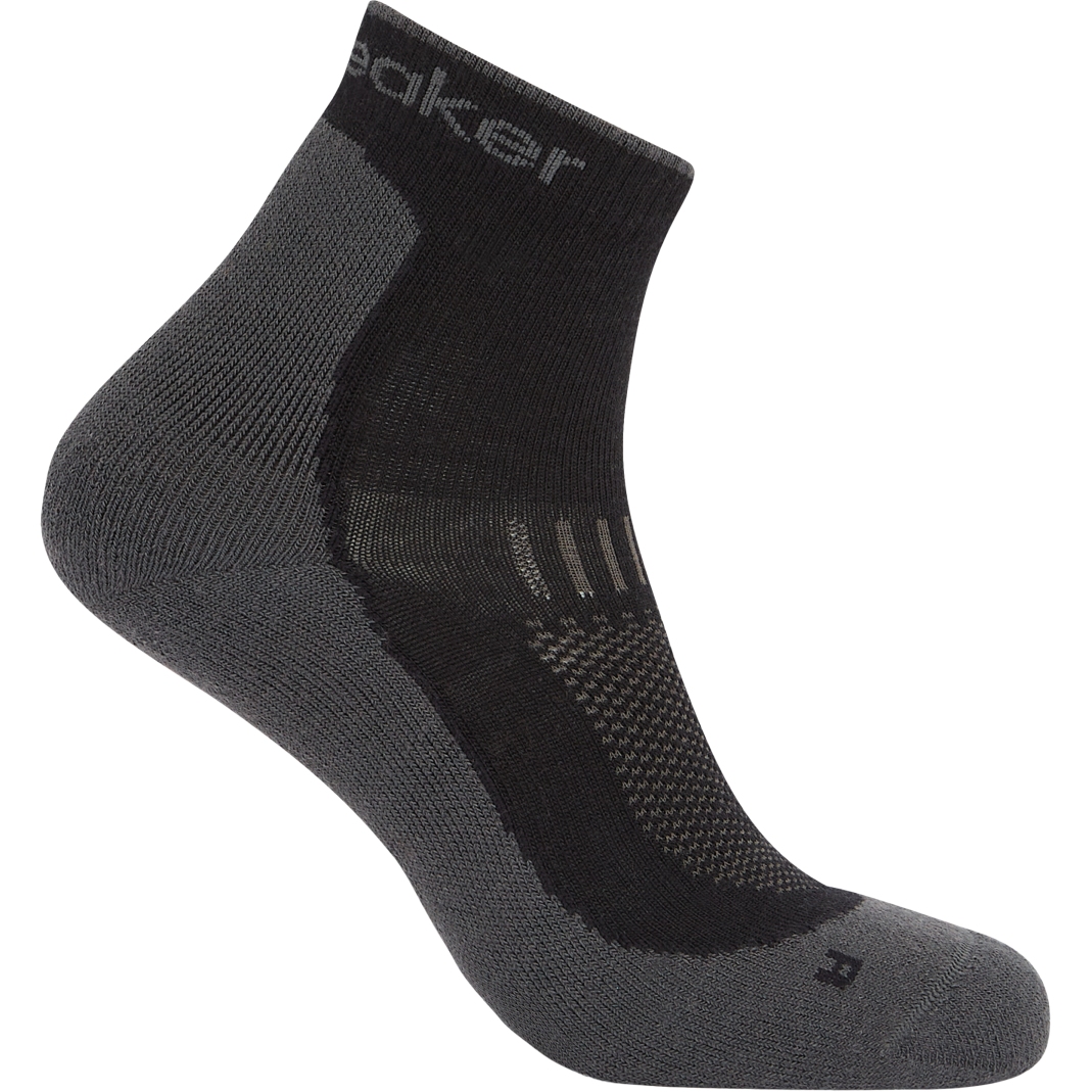 Produktbild von Icebreaker Merino Hike+ Light Socken Mini Herren - Schwarz/Obsidian